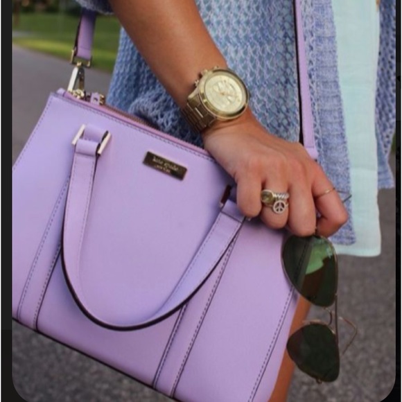 Kate Spade Lavender Bag - Picture 2 of 6